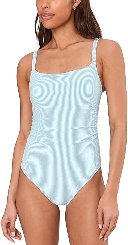 Capri Blue Seersucker Stripe