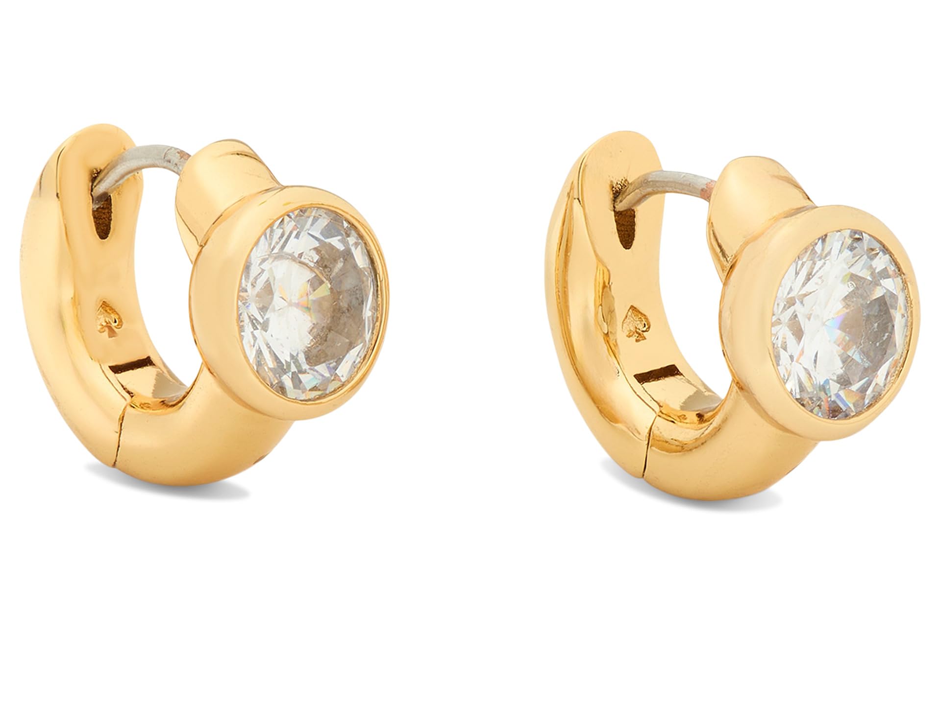 Keep Sparkling Round Double Huggies серьги Kate Spade New York