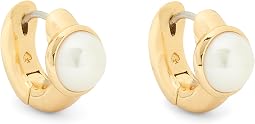Keep Sparkling Round Double Huggies серьги Kate Spade New York