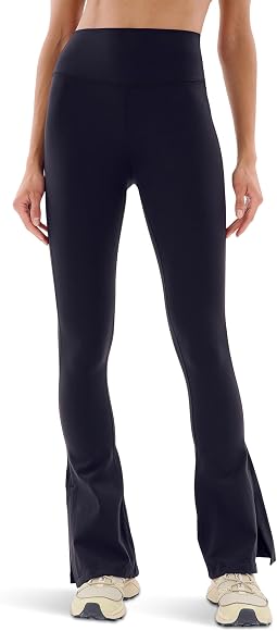 Raquel High-Waist Supplex Flare w/ Side Slit
