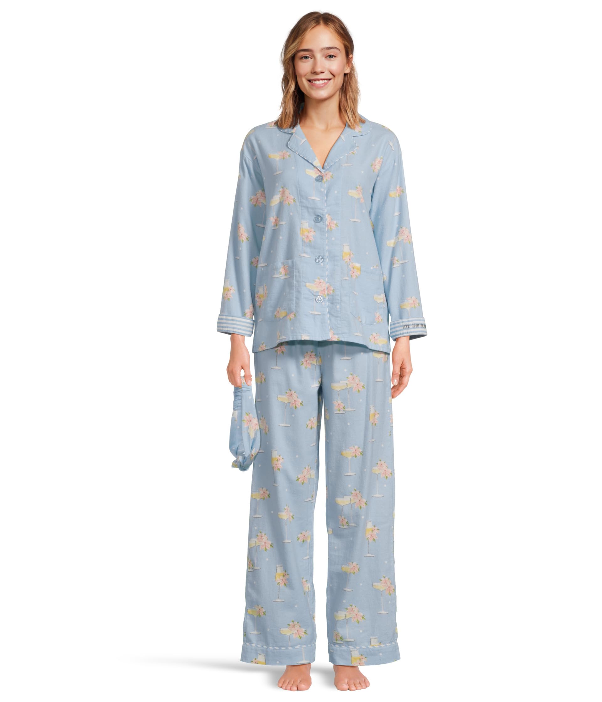 Flannel PJ Set with Headband