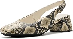 Cream Snake Leather
