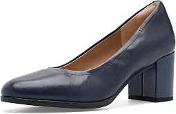 Navy Leather