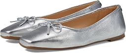 Silver Tumbled Leather
