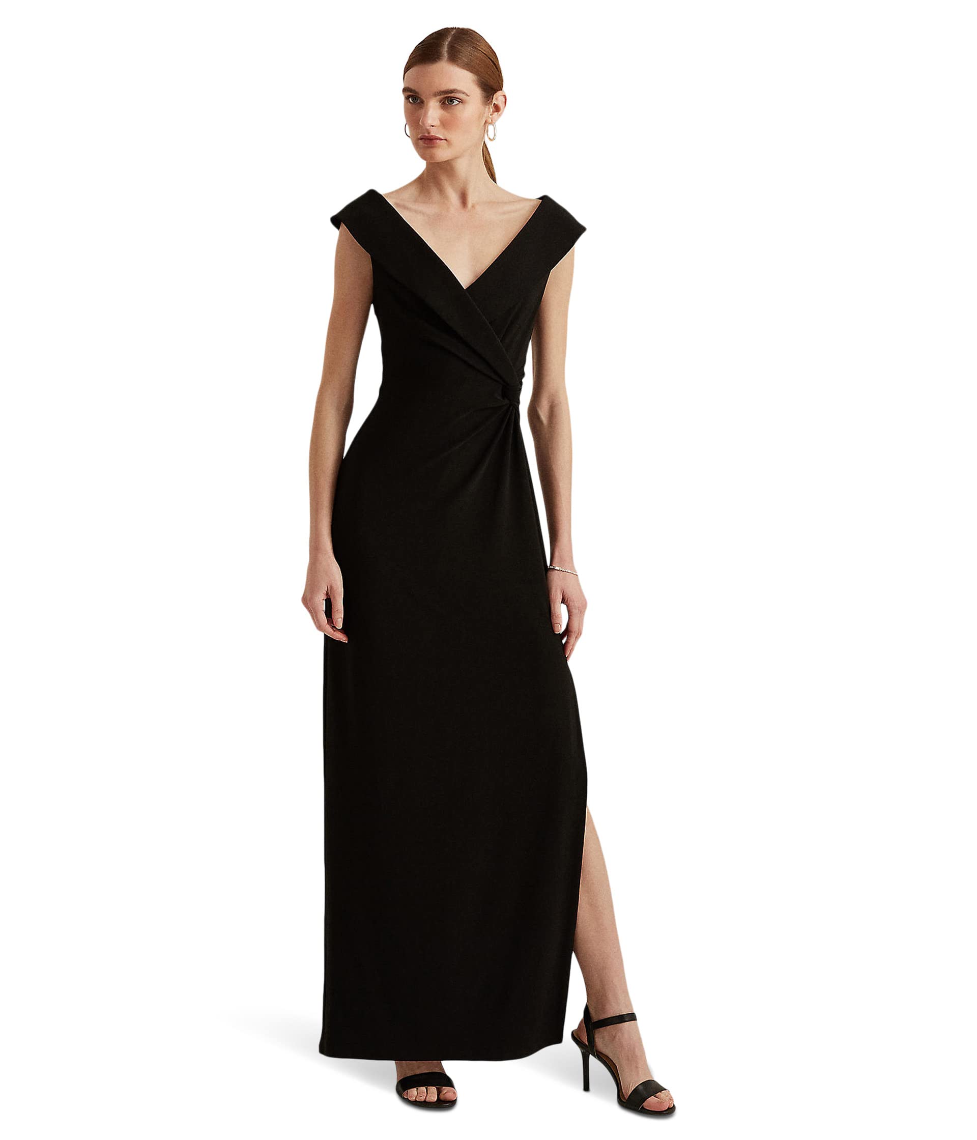 Jersey Off-the-Shoulder Gown