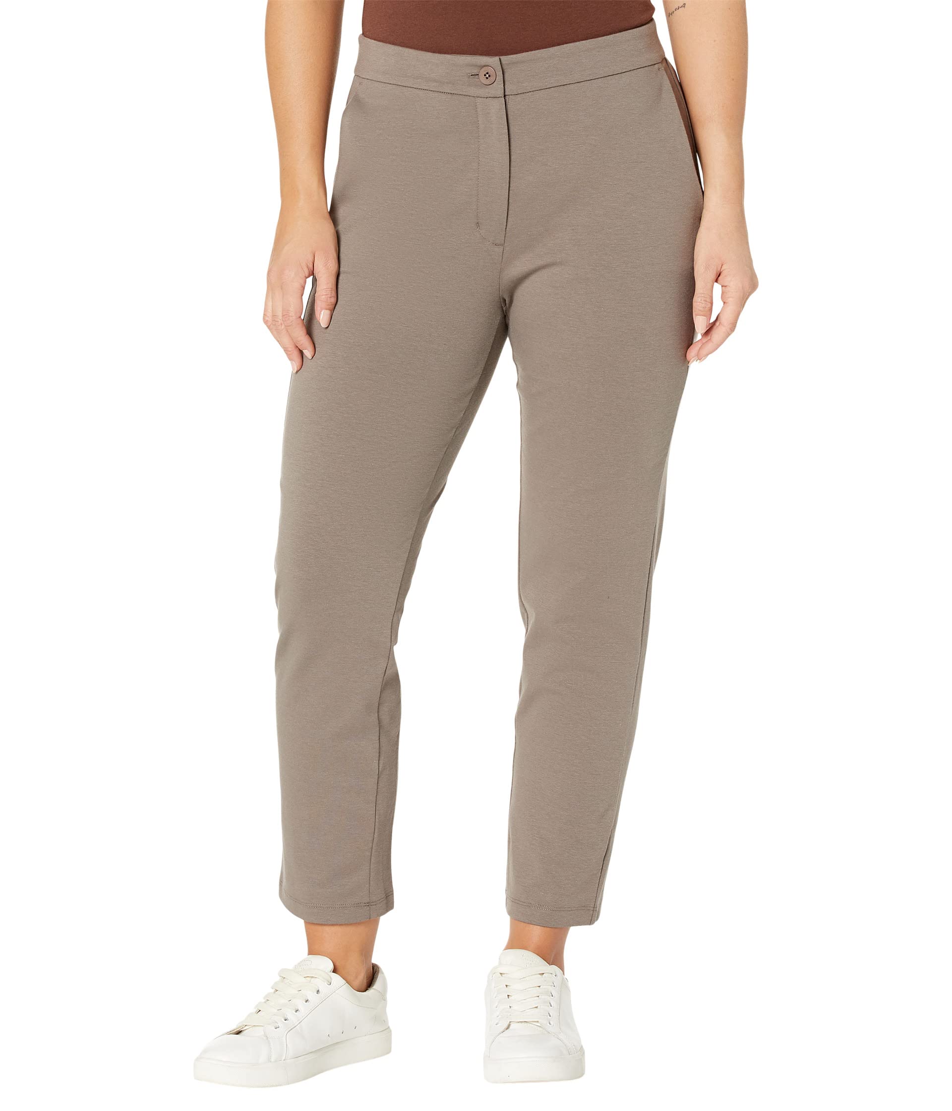 Petite High-Waisted Ankle Pants