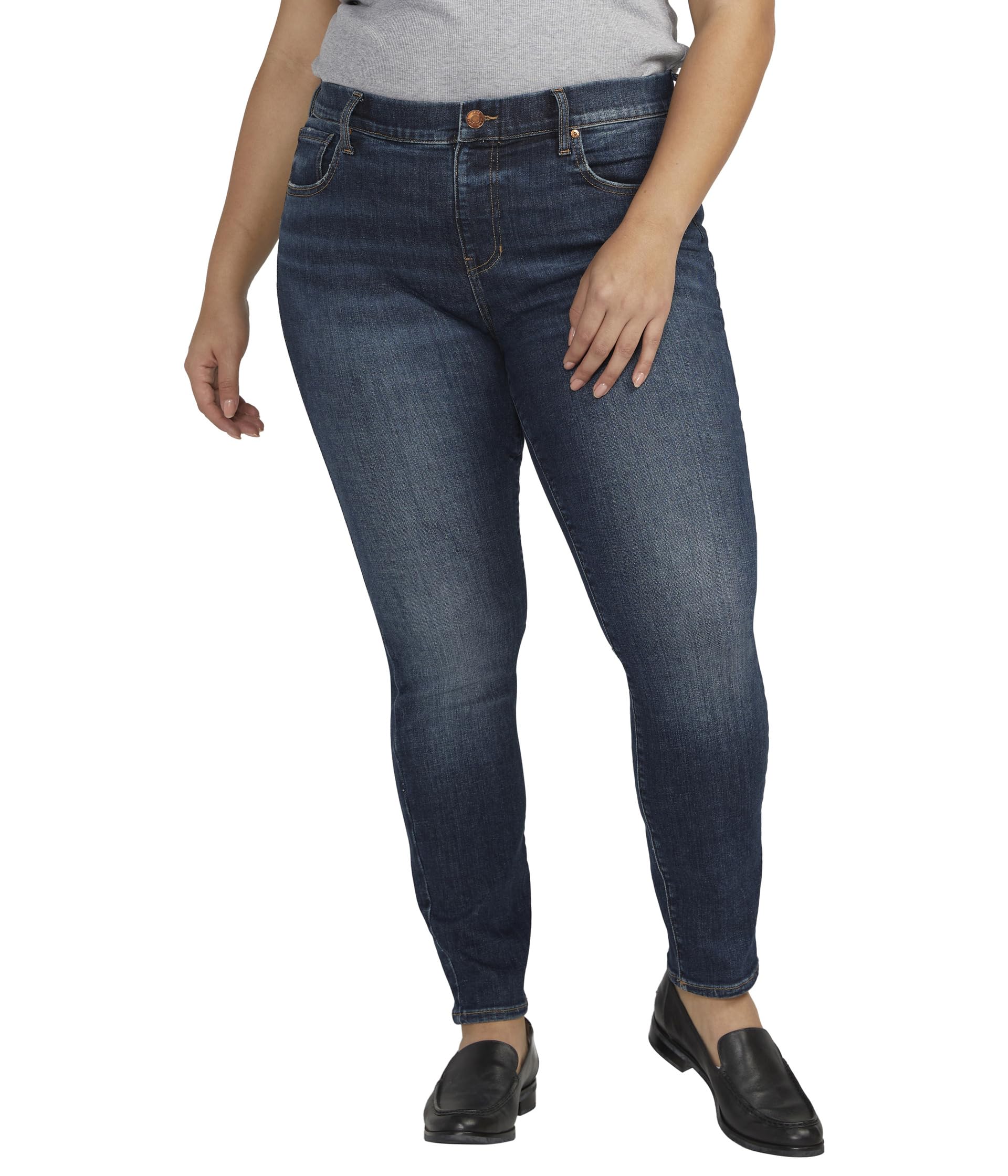 Plus Size Maya Mid-Rise Skinny Leg Jeans