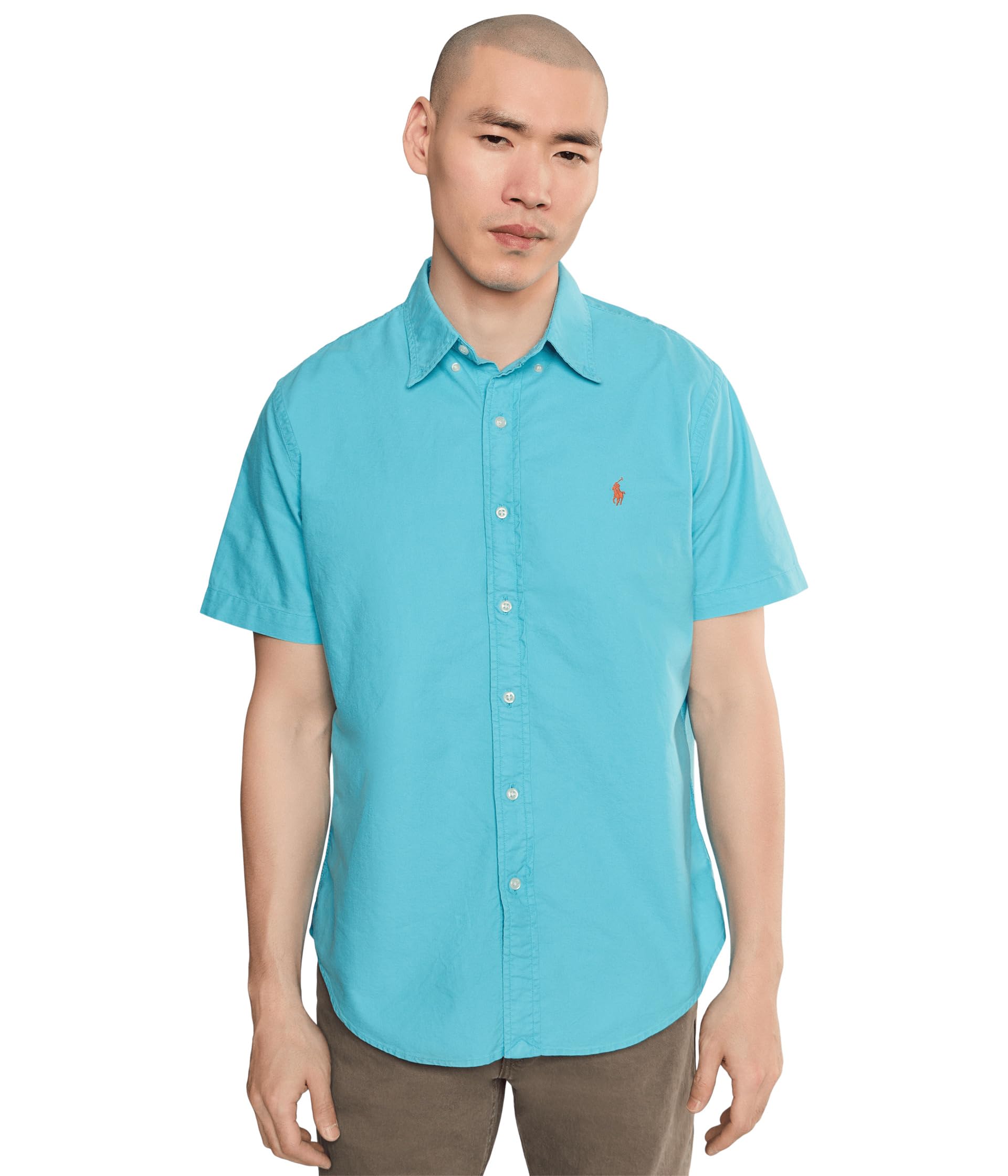Classic Fit Garment-Dyed Oxford Shirt