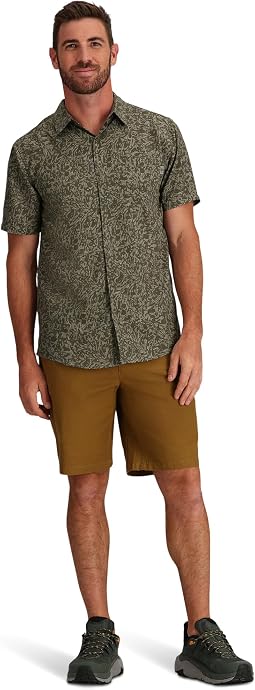 Мужская рубашка с коротким рукавом Amp Lite Printed Royal Robbins