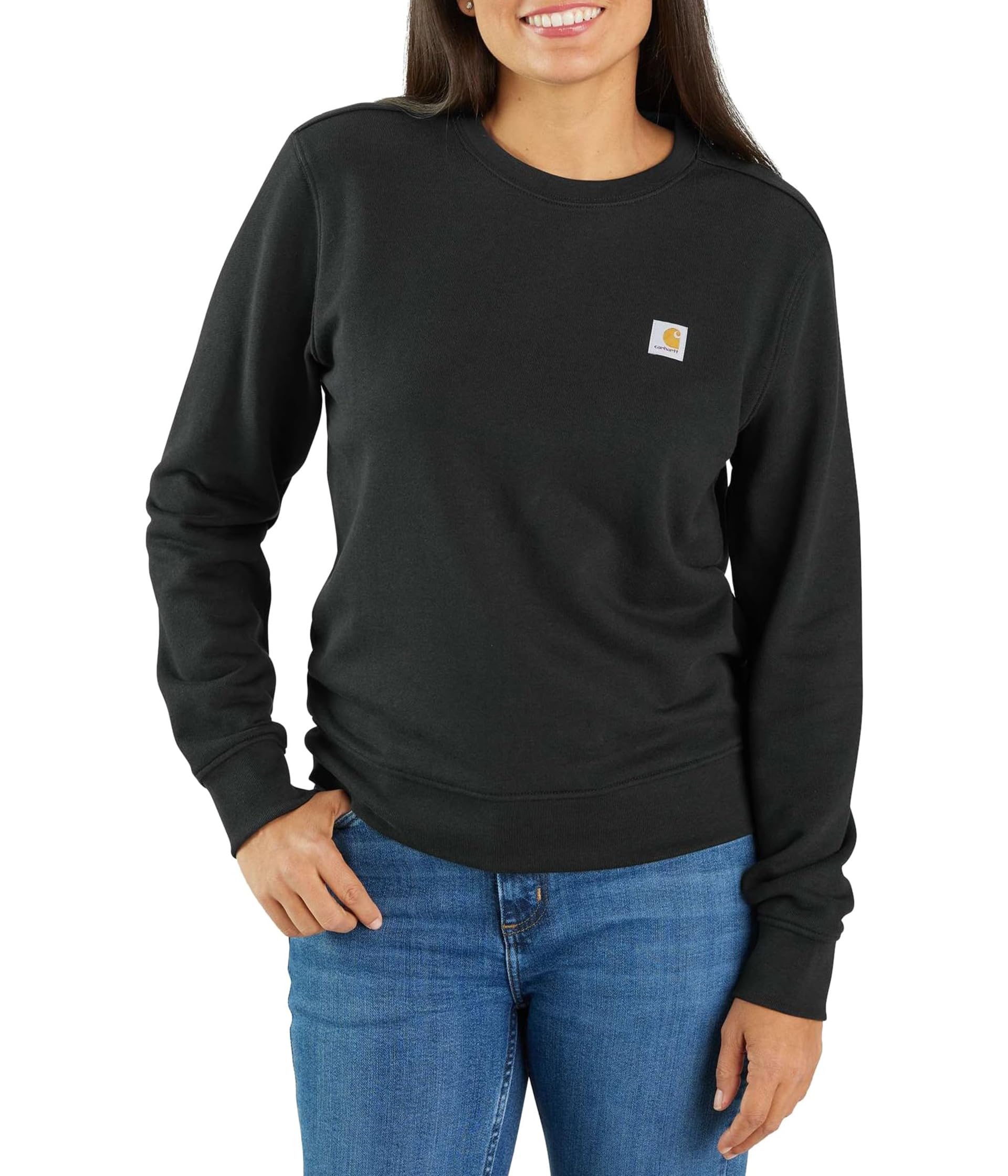 Relaxed Fit Midweight French Terry Crew Neck Sweatshirt