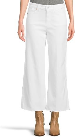 Anessa Raw Hem in Crisp White