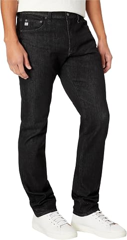 Джинсы AG Jeans Everett Slim Straight Fit, Black Marble