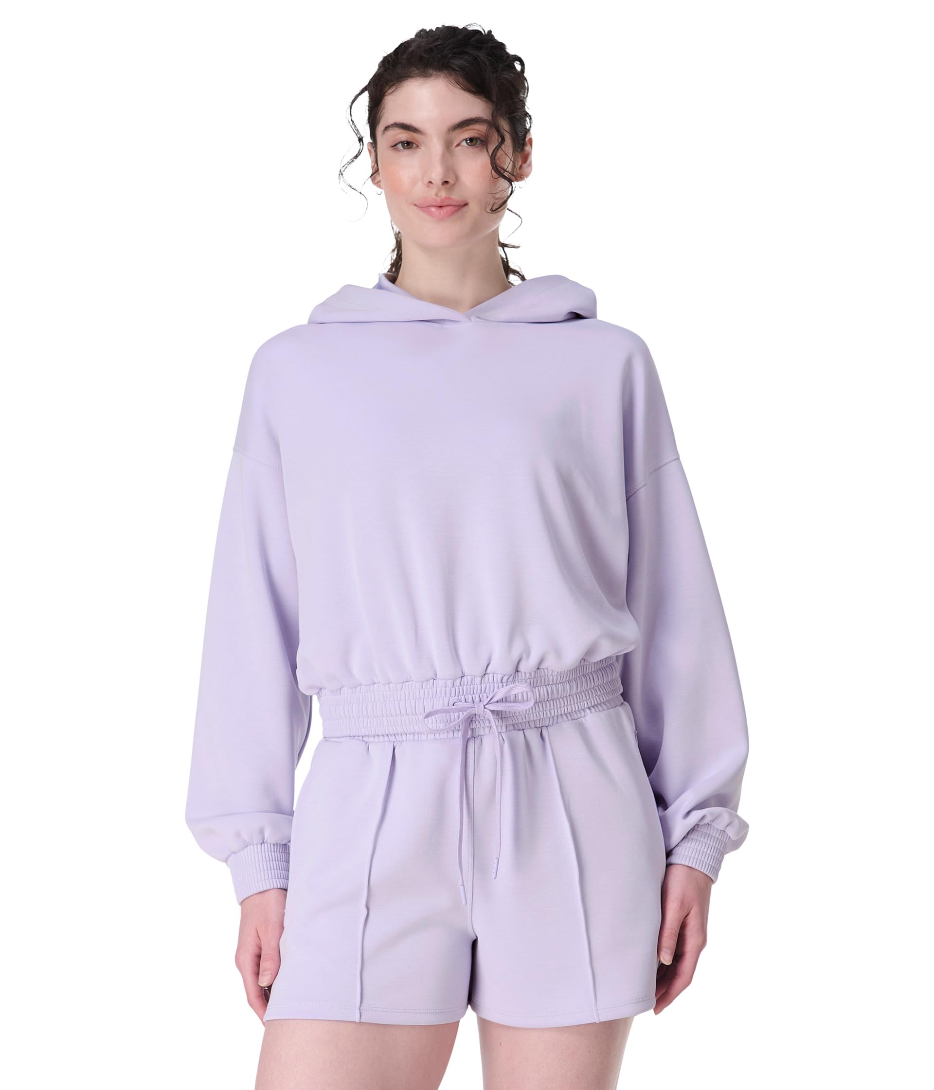 Sand Wash Cloudweight Crop Hoodie