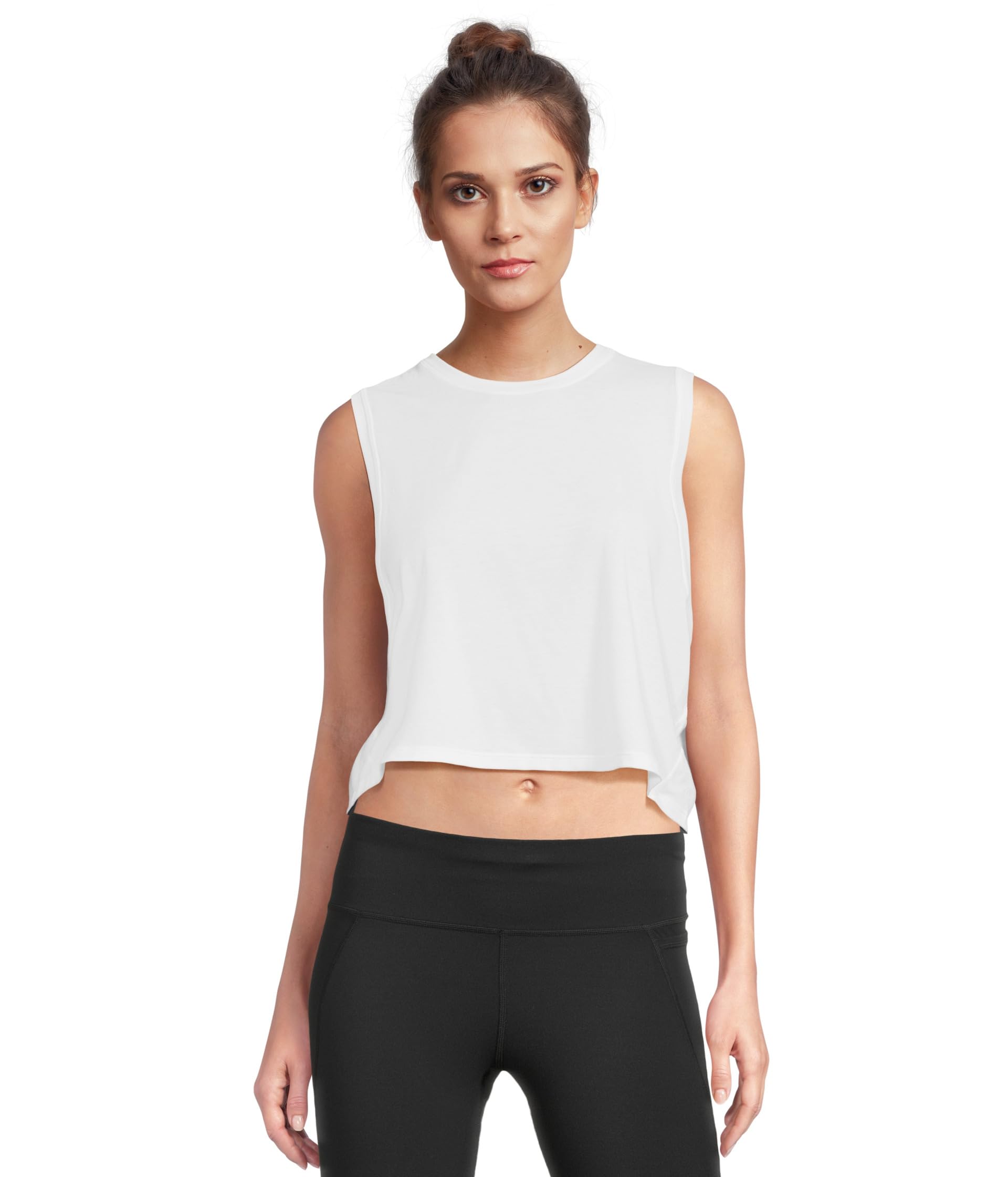 Breathe Easy Crop Muscle Tank