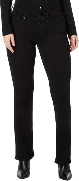 Женские джинсы Lucky Brand Mid-Rise Sweet Boot в цвете Clean Black
