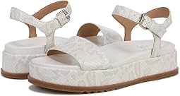 Beige Snake Pattern Faux Leather