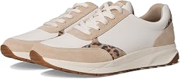 Warm White/Leopard Leather