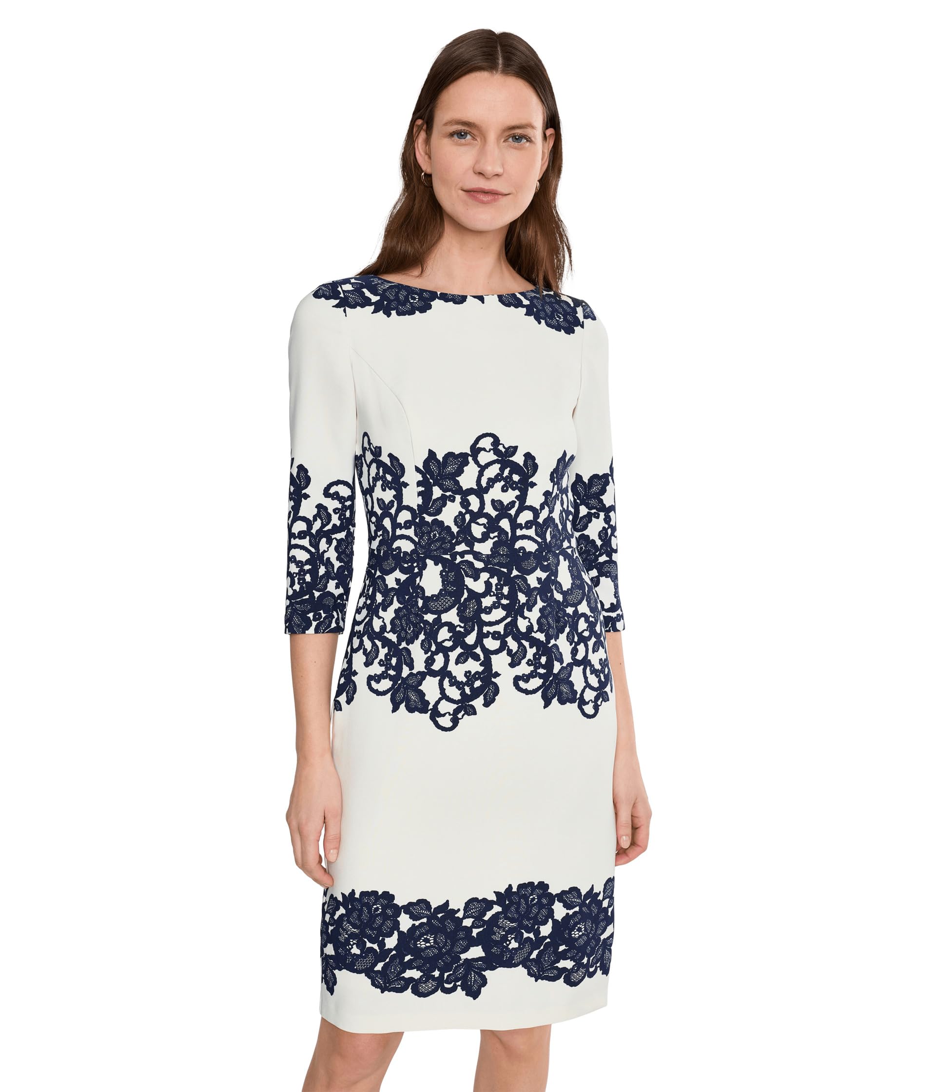 Короткое платье Scroll Lace