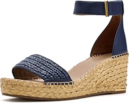Clemens Raffia Espadrille Wedge Heel Sandals