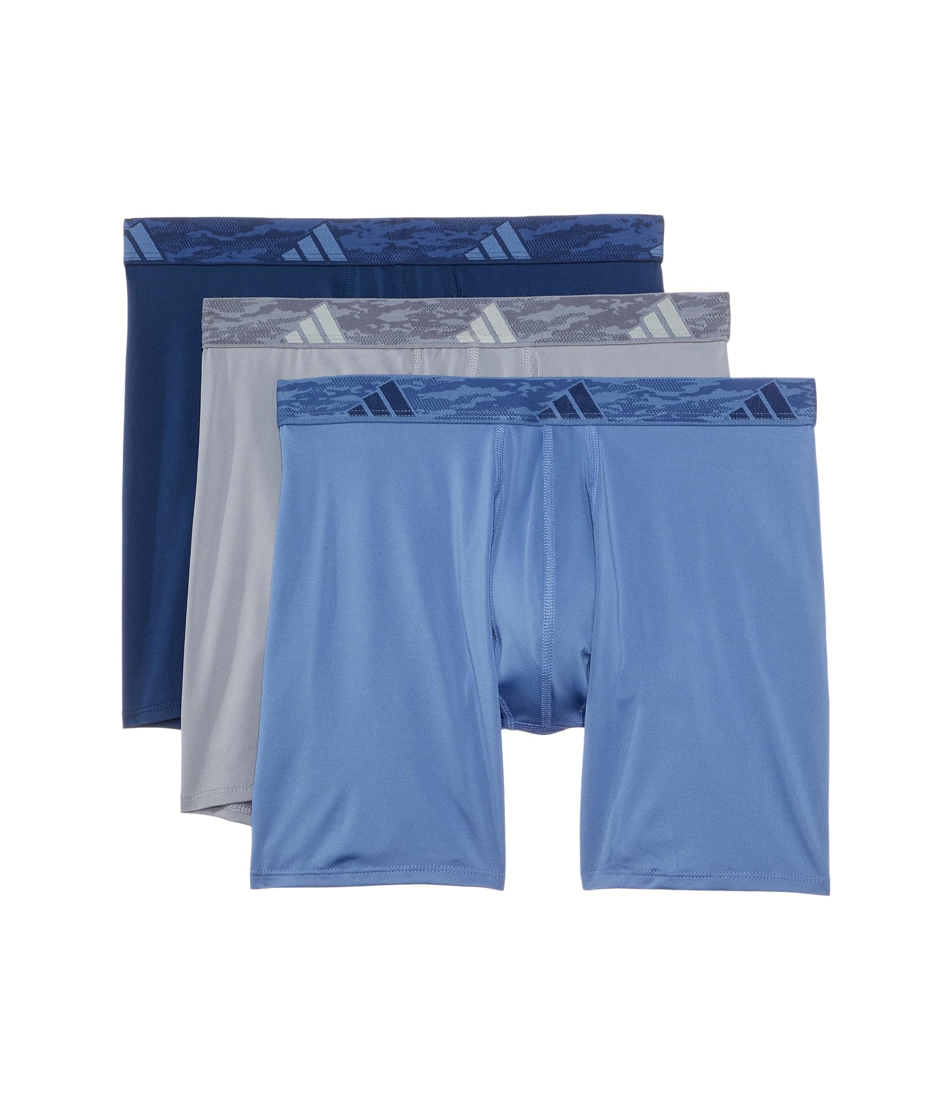 Athletic Fit Microfiber Boxer Brief Underwear 3-Pack