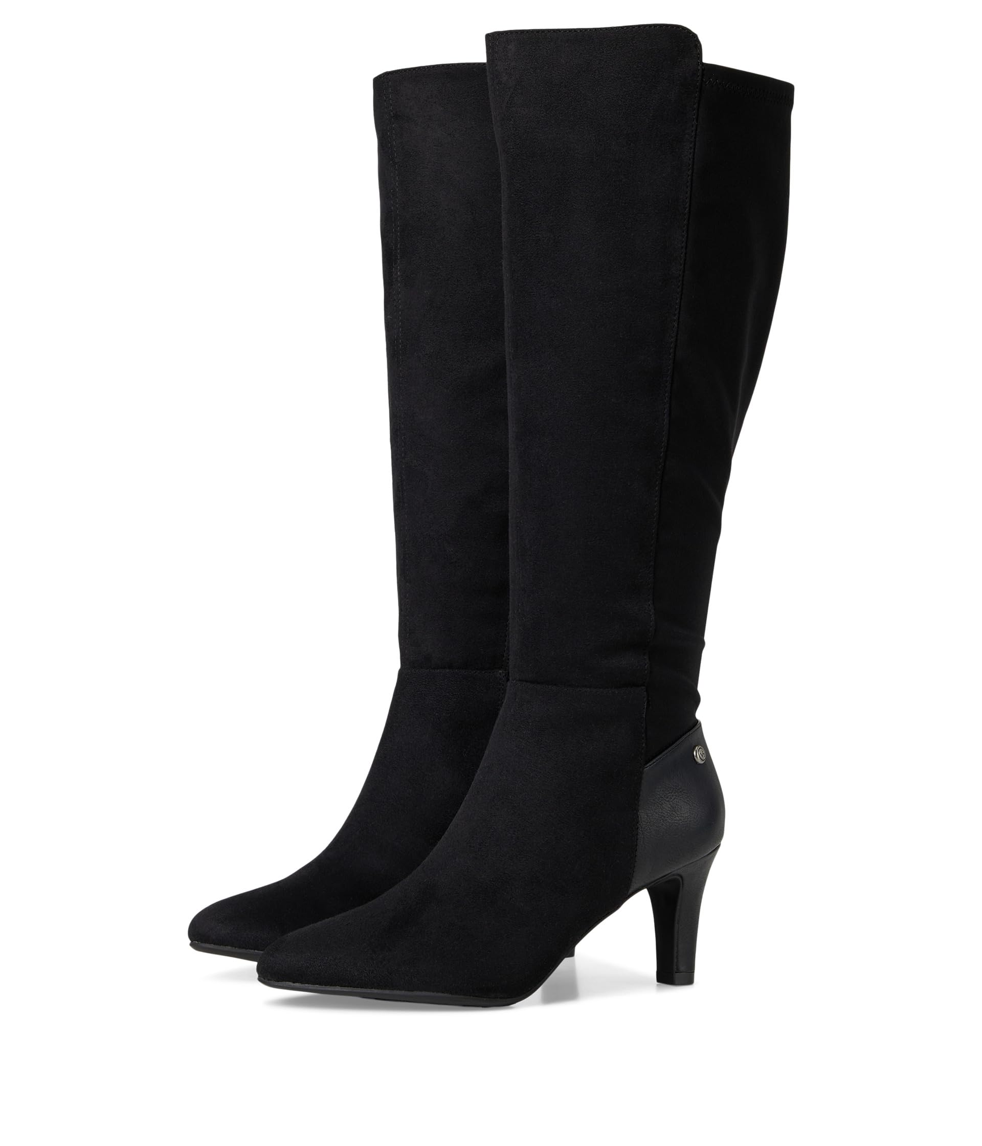Gracie Wide Calf High Heeled Tall Boots