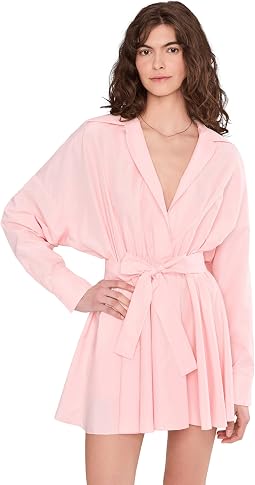 Super Oversized Bf Nk Shirt Flared Mini Dress