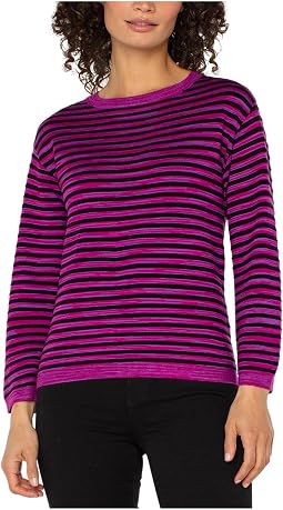 Свитер с длинными рукавами Boxy Boat Neck