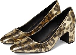 Gold Metallic Leopard