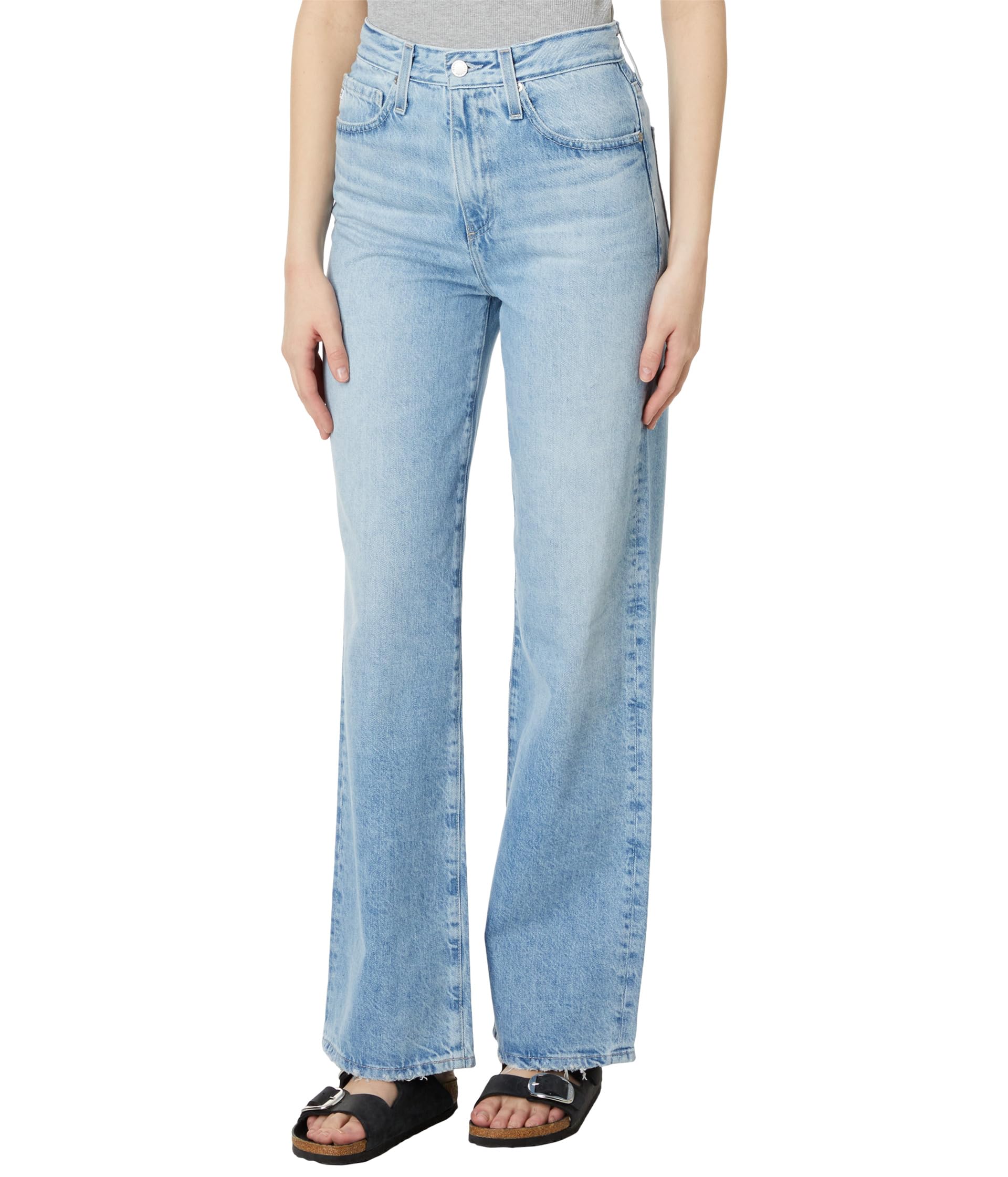 AG Jeans Высокие широкие джинсы Kora в цвете Recall