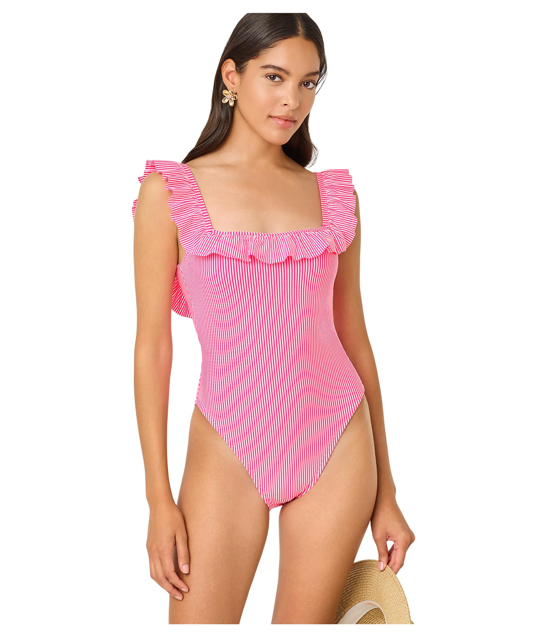 Lilly Pulitzer слитный купальник Aemma Ruffle One Piece