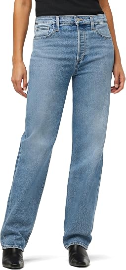 The 90's Niki Mid Rise Boyfriend Straight Leg Jean