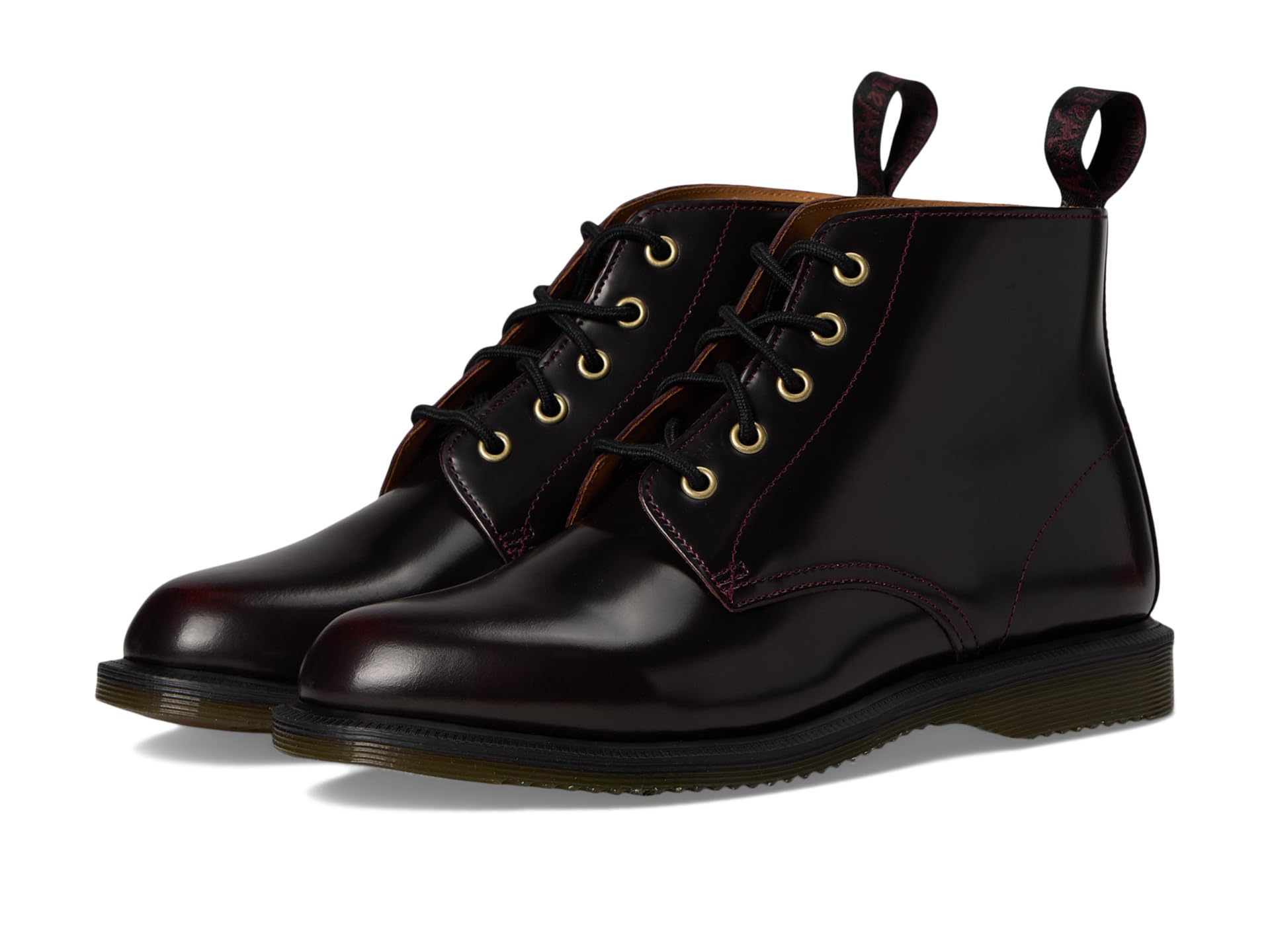 Emmeline Leather Lace-Up Boots