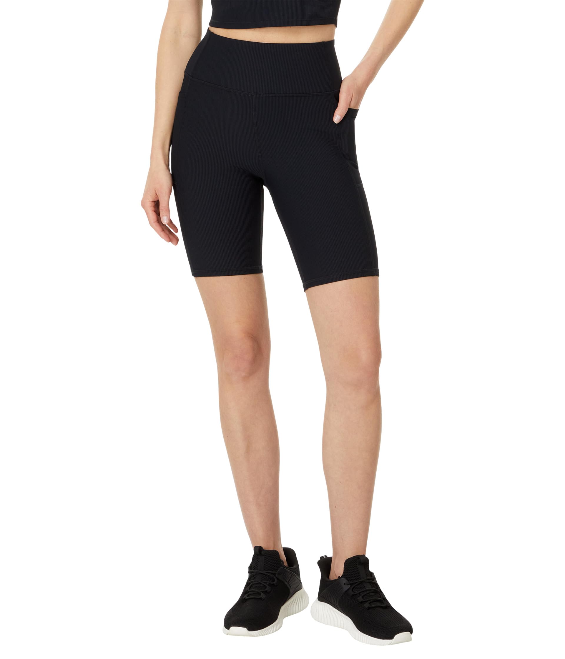 Велосипедные шорты SKECHERS Go Walk Ribbed High Waist 8 inch