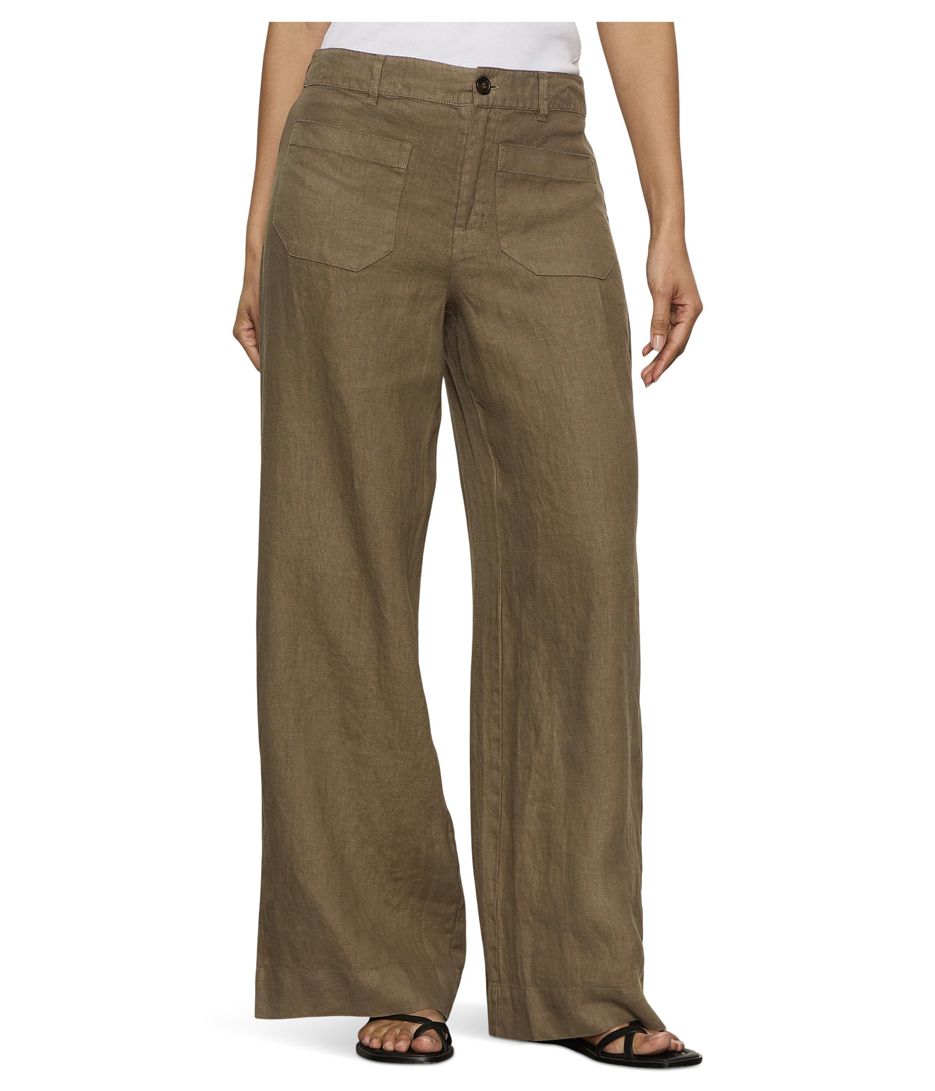 The Linen Marine Wide Leg