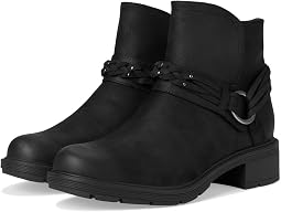 Black Oily Leather