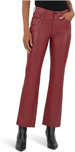 Женские джинсы Kelsey High Rise Ankle Flare с необработанным краем