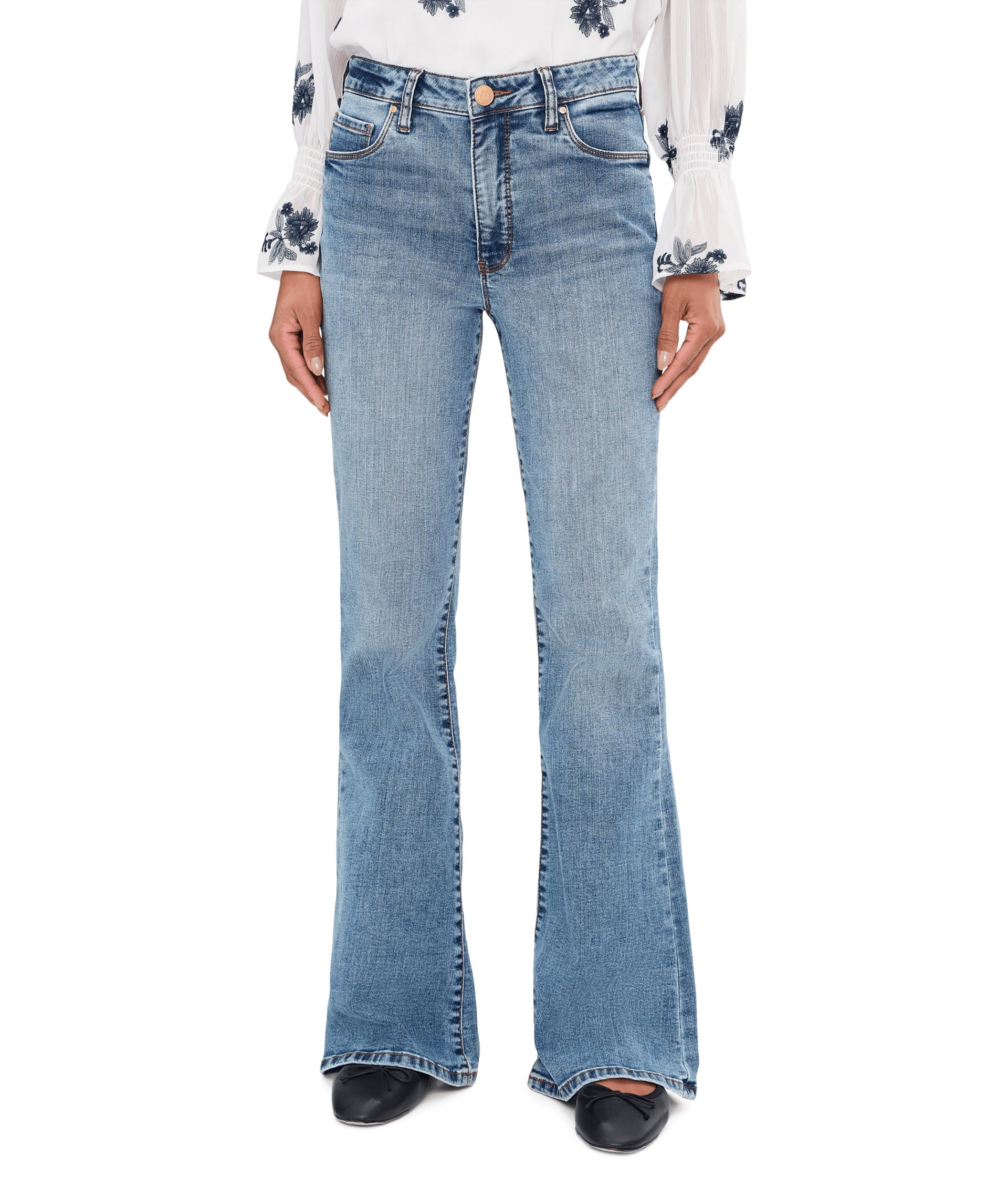 Ana High Rise Fab Ab Flare-Baby Dn All Over