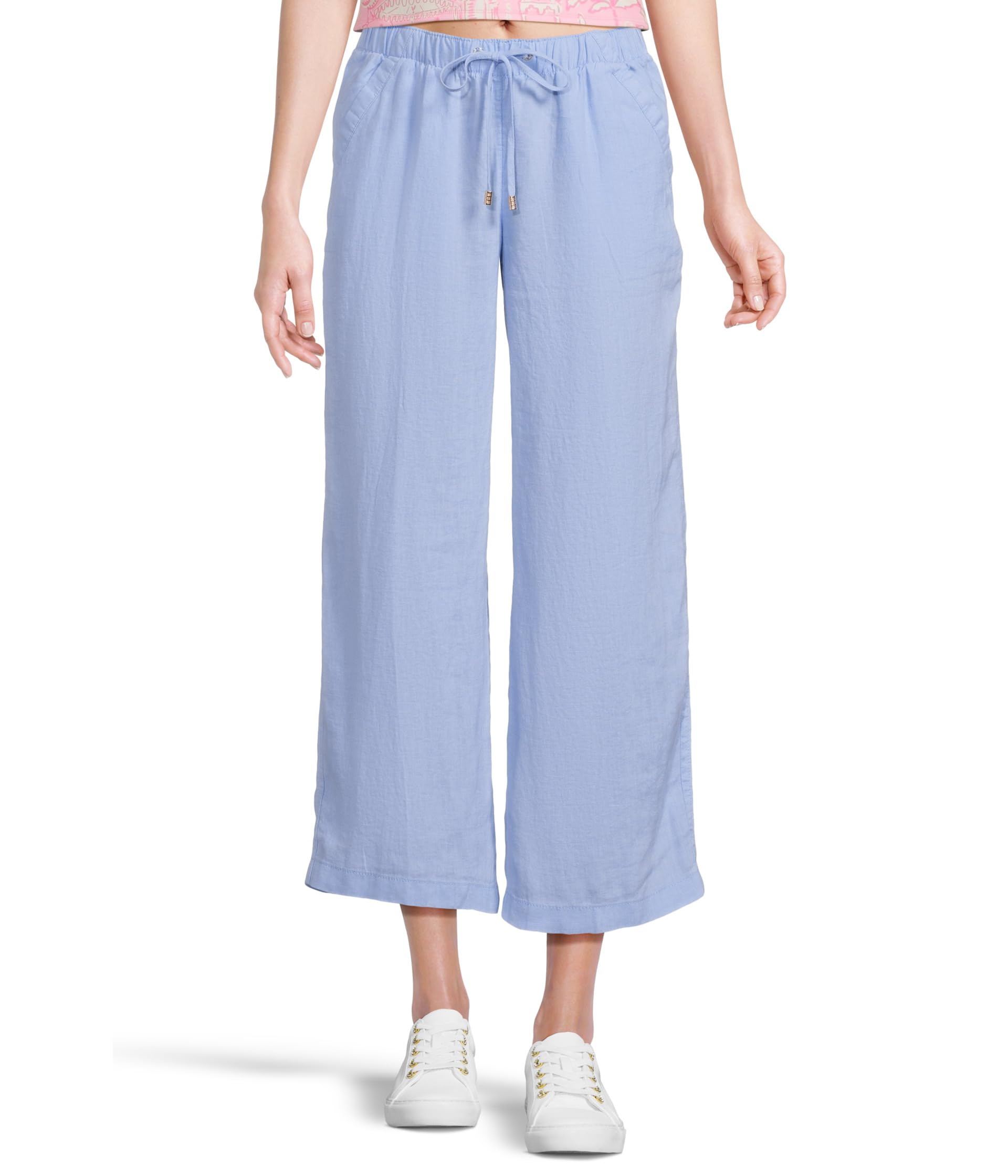 Женские укороченные брюки из льна Brawley Linen