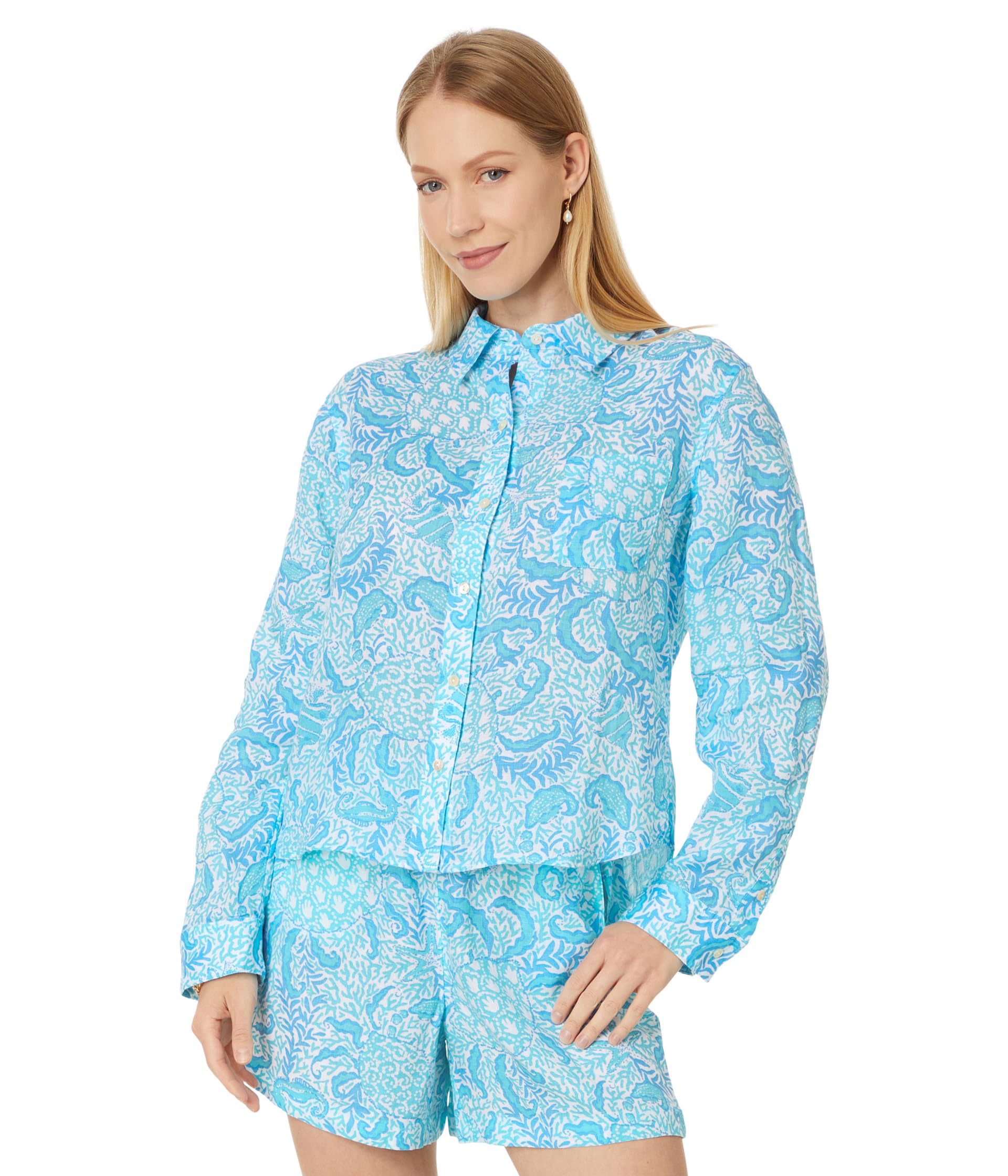 Женская рубашка Coralynn Button-Down