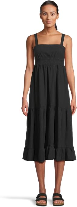 Женское платье Taj Hemp Tiered Midi Sleeveless