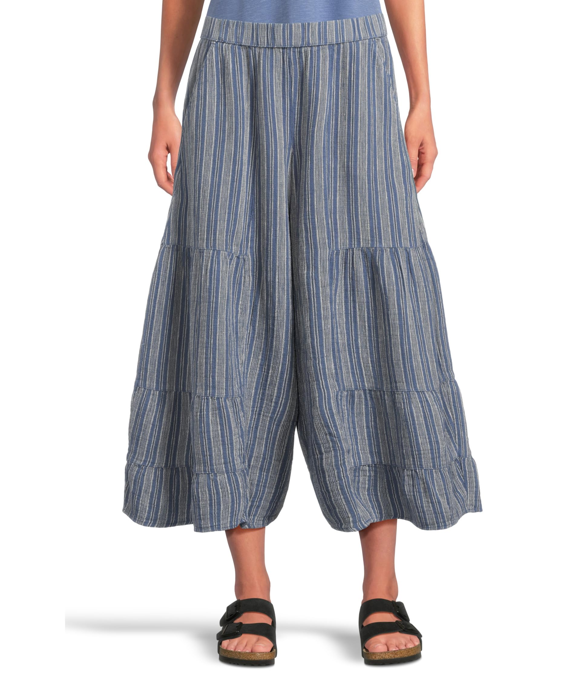 Tate Double Weave Palazzo Pants