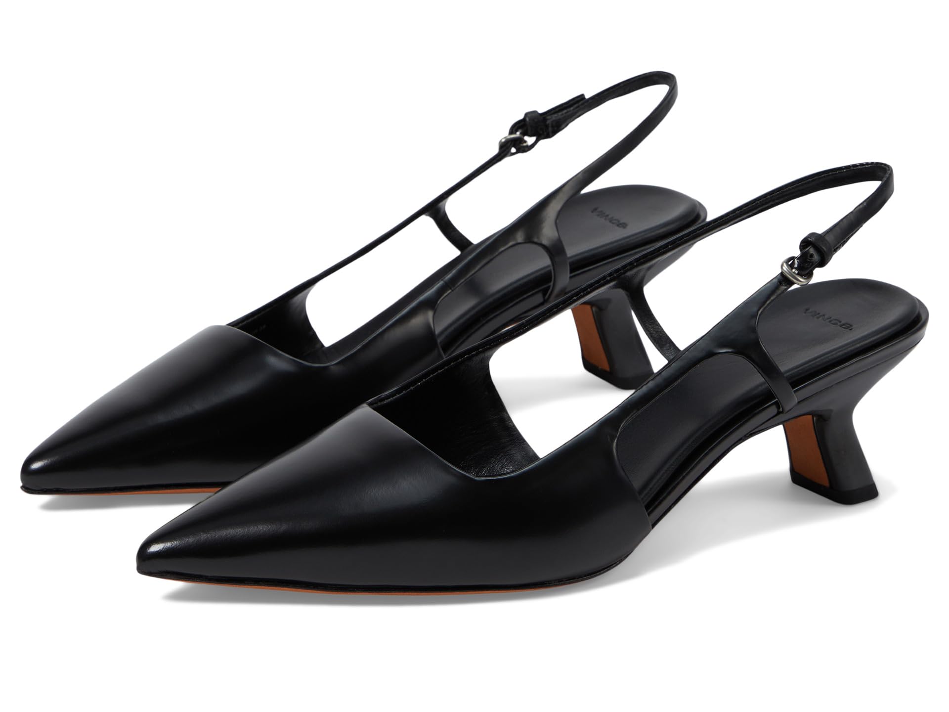 Туфли Bianca Pointed Toe Kitten Heel Slingback