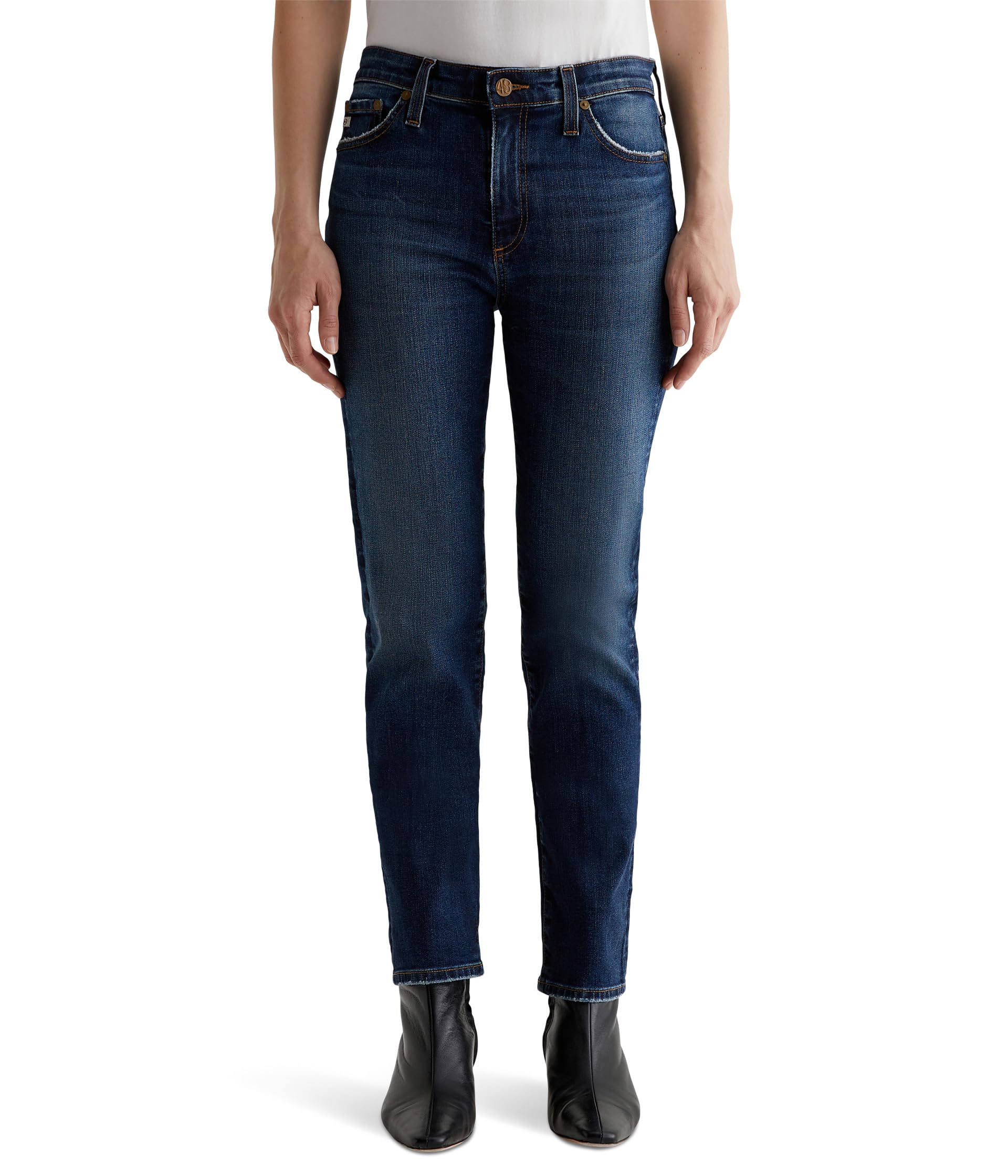 Mari Mid Rise Slim Straight Jeans in 9 Years Helsinki