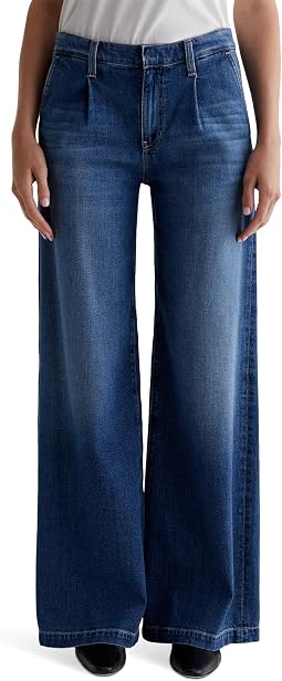 Pleated Stella Wide Leg Palazzo in Provence