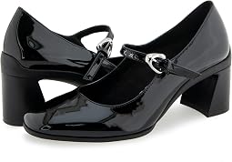 Black Patent Faux Leather