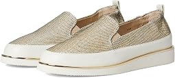 Camel Raffia/White Nappa