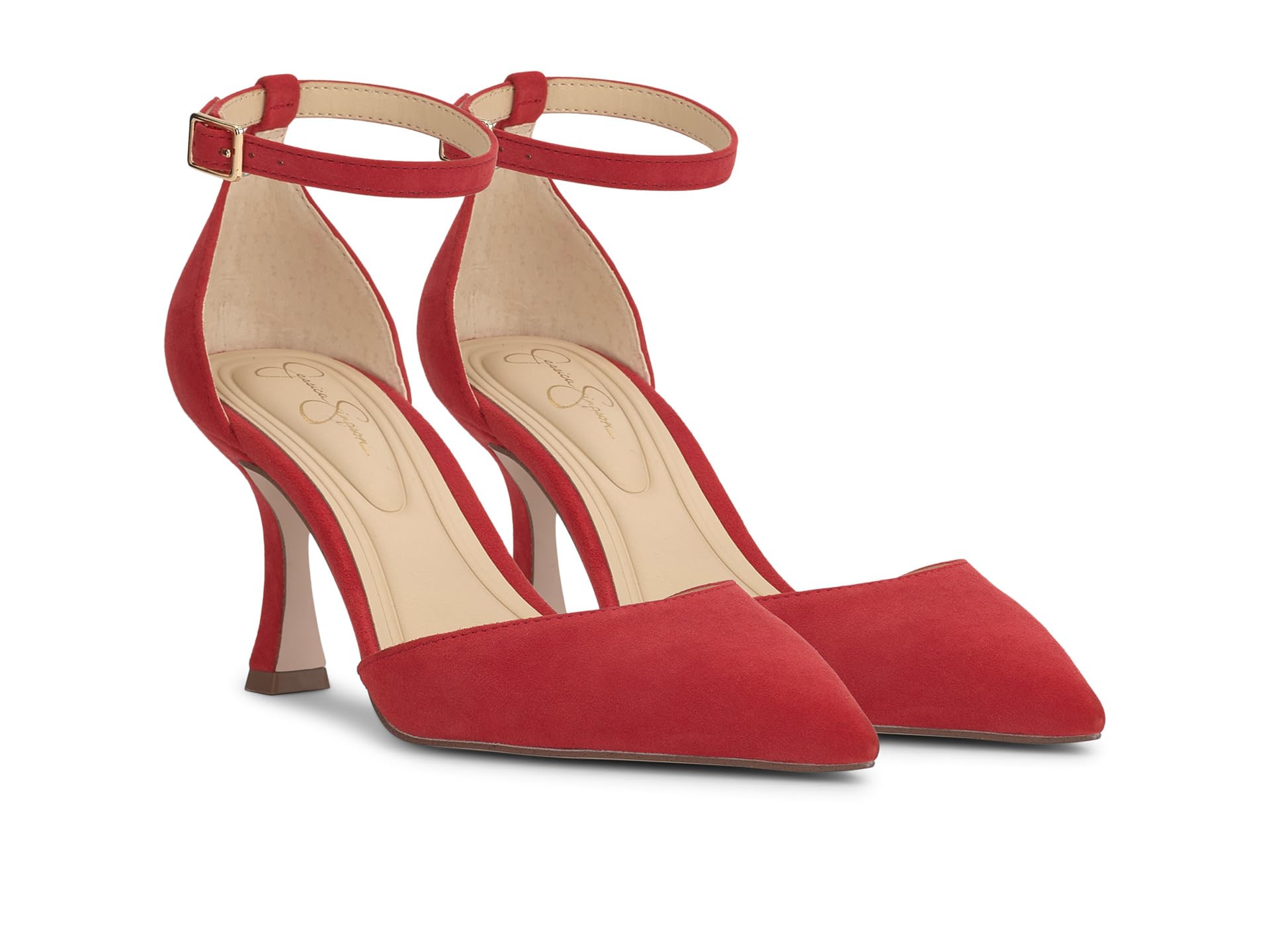 Туфли-лодочки Foxena Pointed Toe Ankle Strap Pump