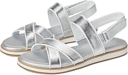 Silver Metallic/White