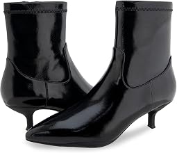 Black Patent Crinkled Faux Leather