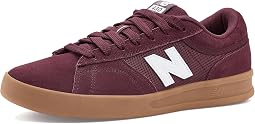 Burgundy/White